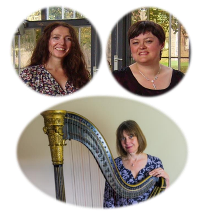 Two sopranos and a harp