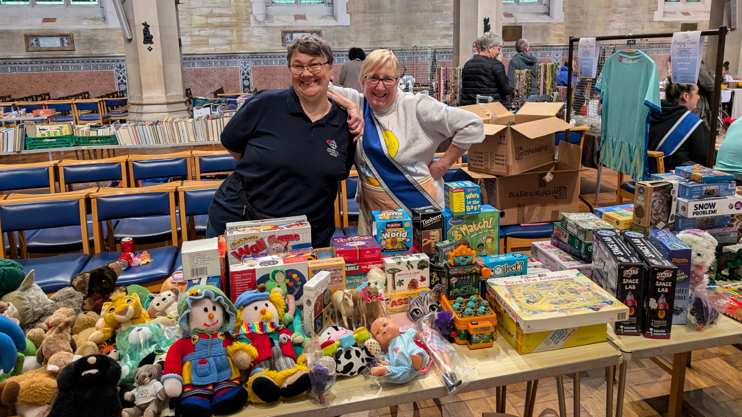 Volunteers at the Autumn Fair